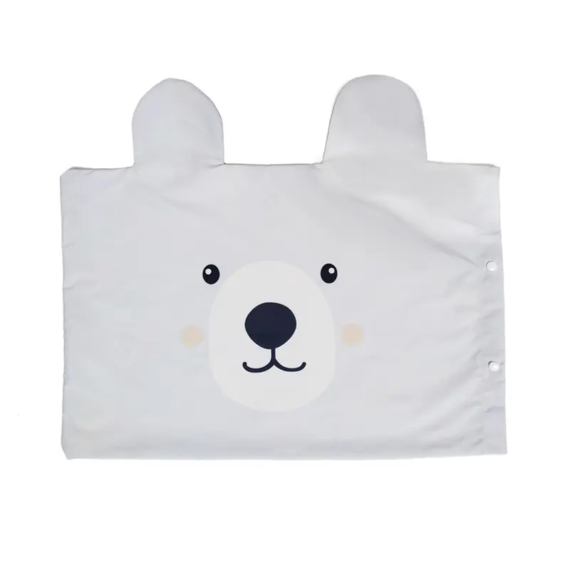 Funda Almohada Infantil con orejas Oso Polar