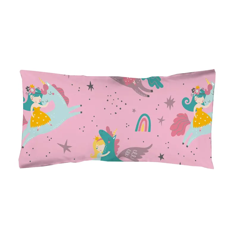 Funda Almohada Infantil Estampada Magic Rosa