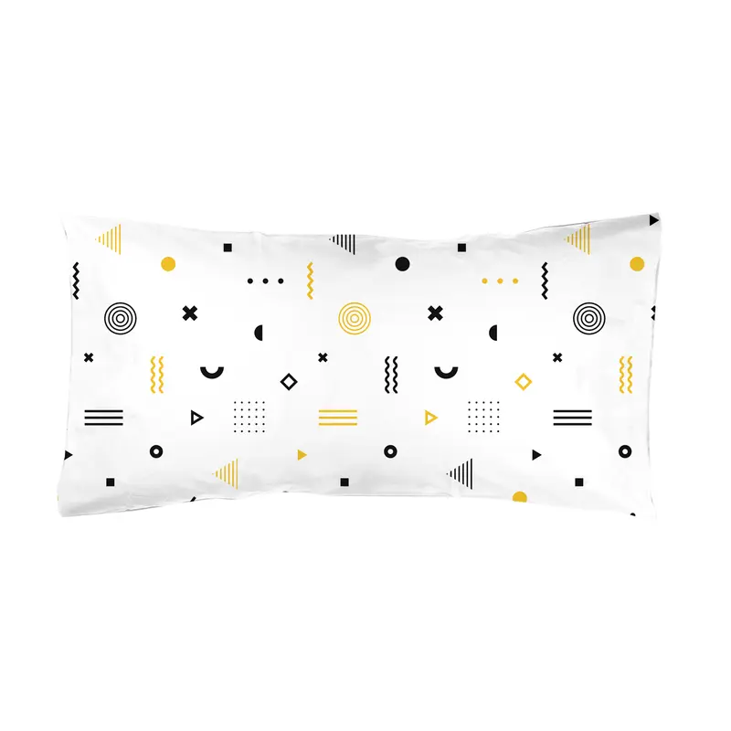 Funda almohada Infantil Formas Geométricas Amarillo