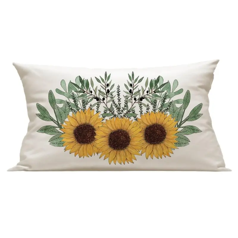 Funda cojín Girasoles