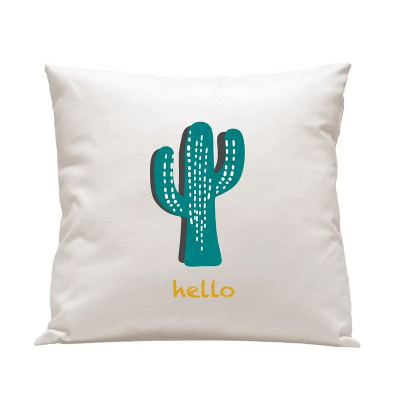 Funda cojín Hello Colección ArcoIris