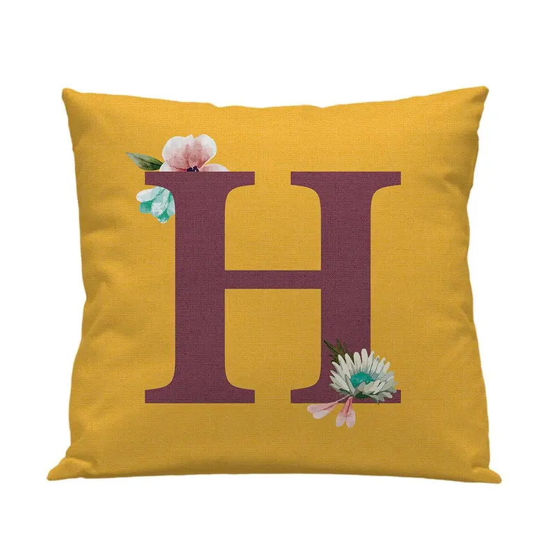 Funda cojín Infantil Letra H