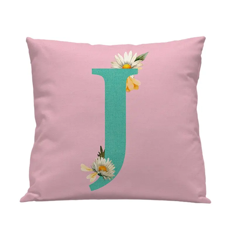 Funda cojín Infantil Letra J