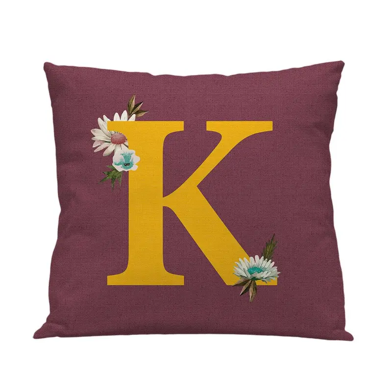 Funda cojín Infantil Letra K