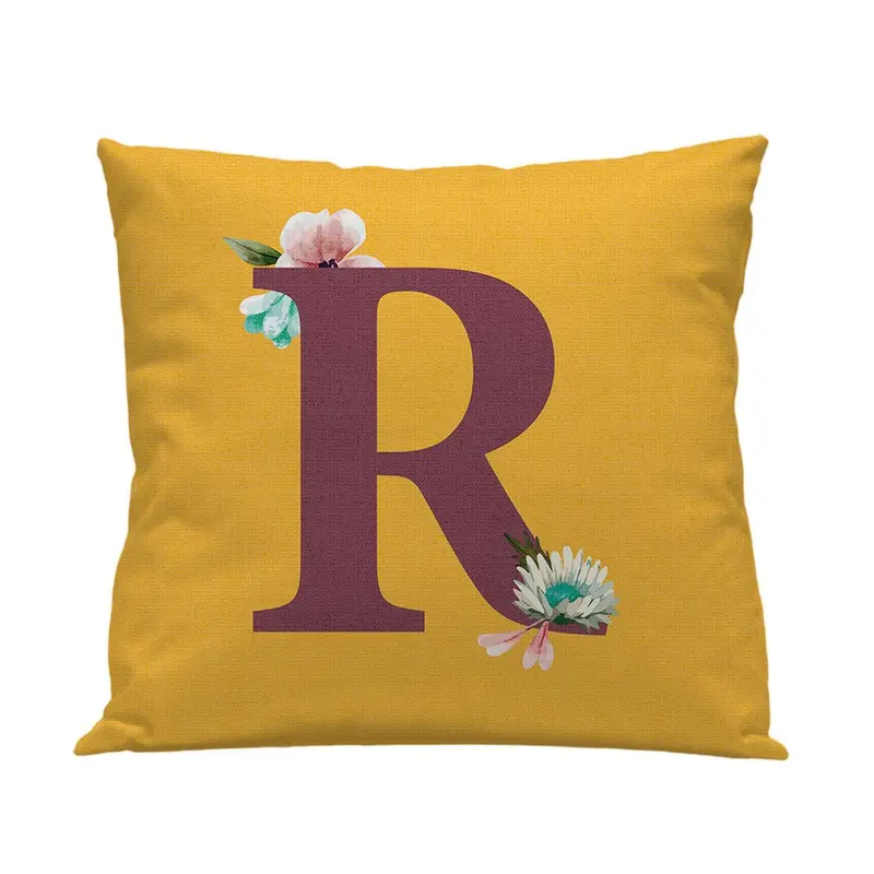 Funda cojín Infantil Letra R