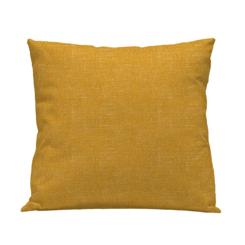 Funda cojín Textura Lino Amarillo