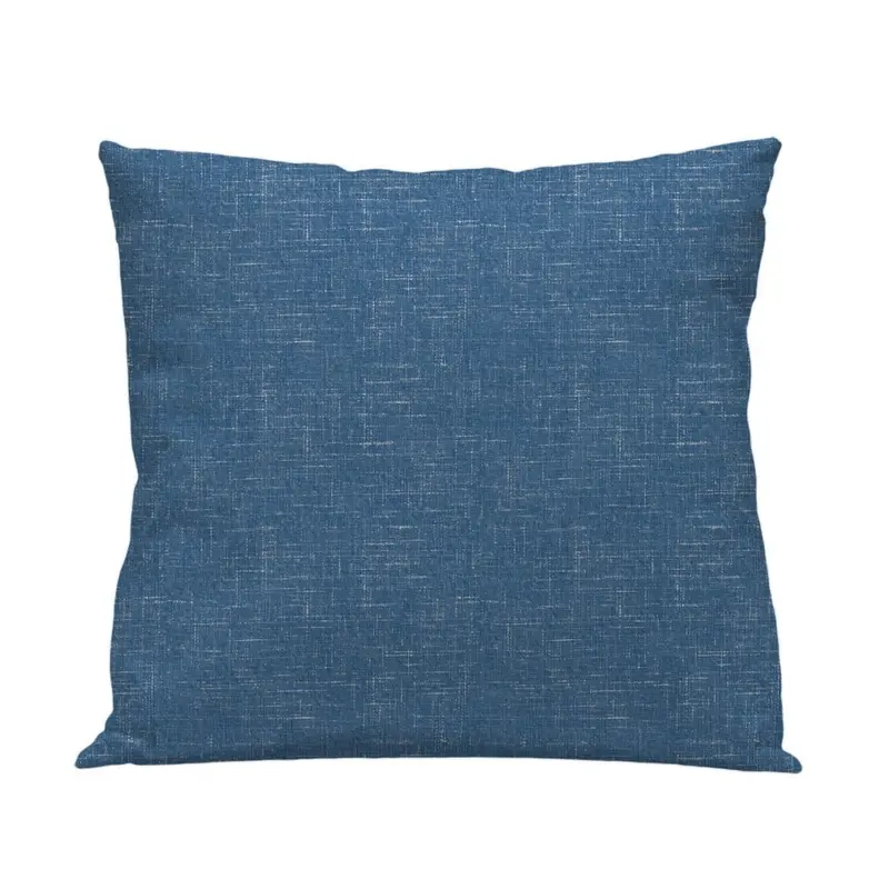 Funda cojín Textura Lino Azul Marino