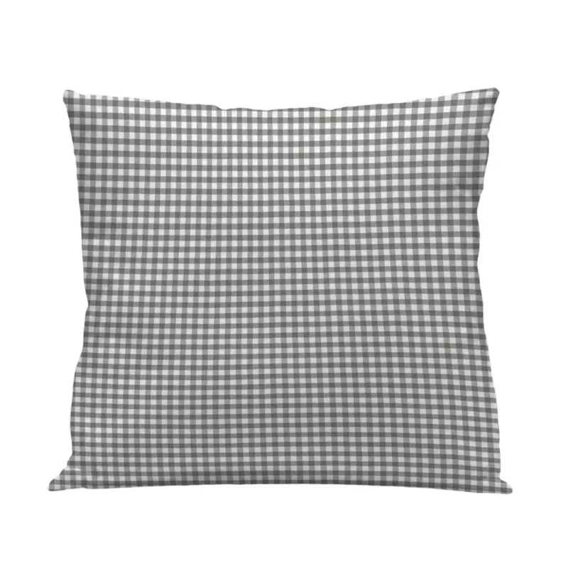 Funda cojín Vichy Gris