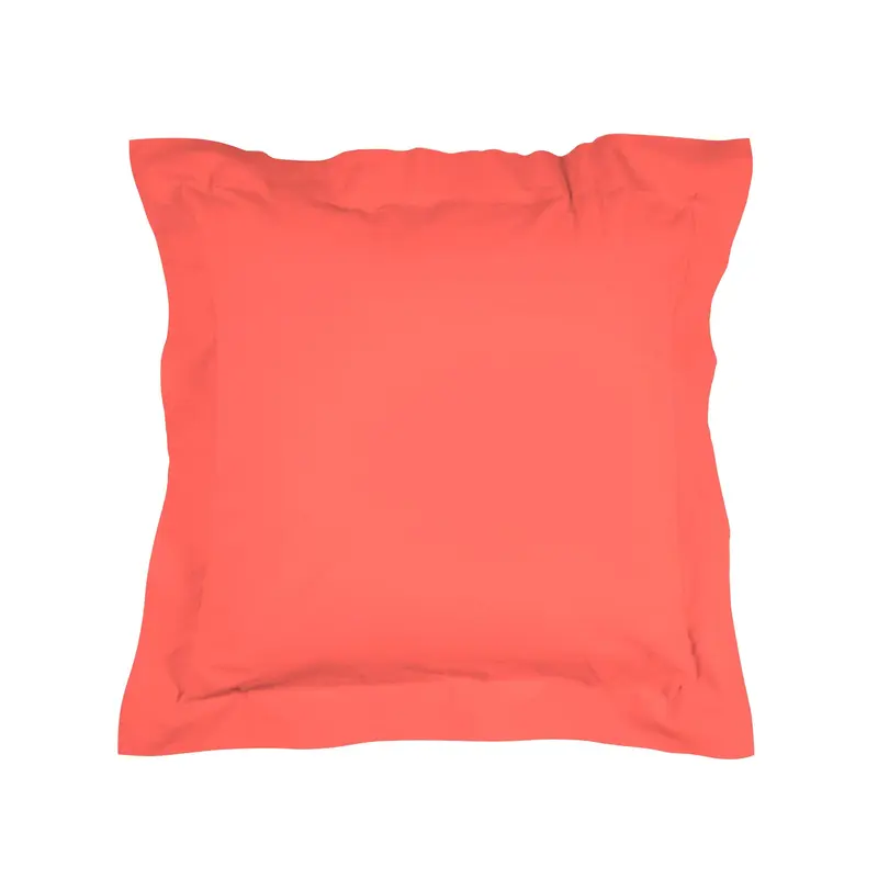 Funda cuadrante Algodón Percal de 200 hilos Coral