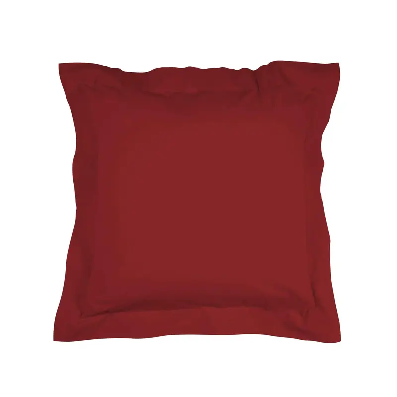 Funda cuadrante Algodón Percal de 200 hilos Rojo