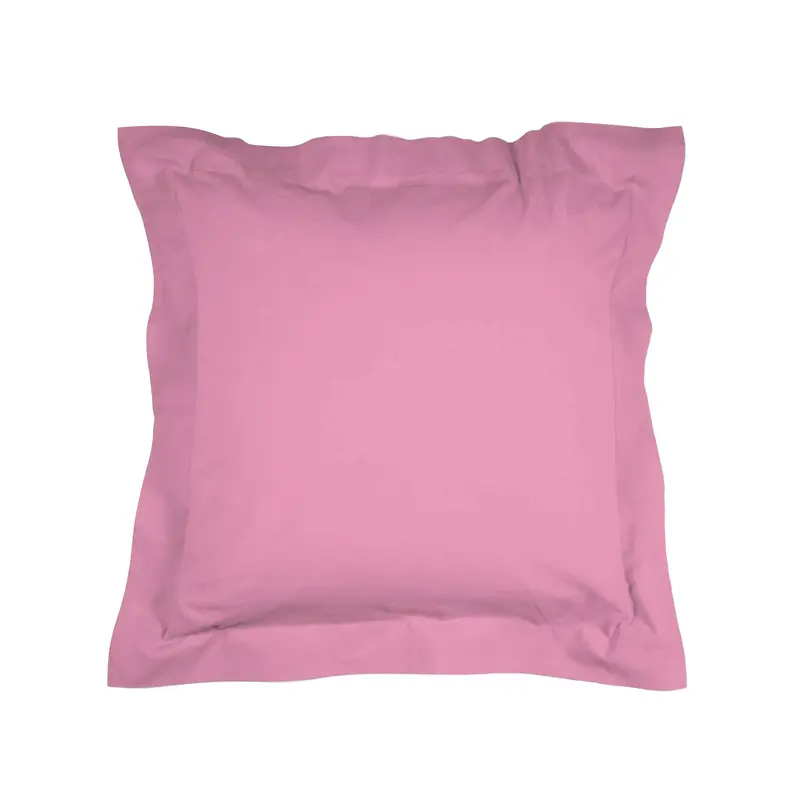Funda cuadrante Algodón Percal de 200 hilos Rosa Chicle