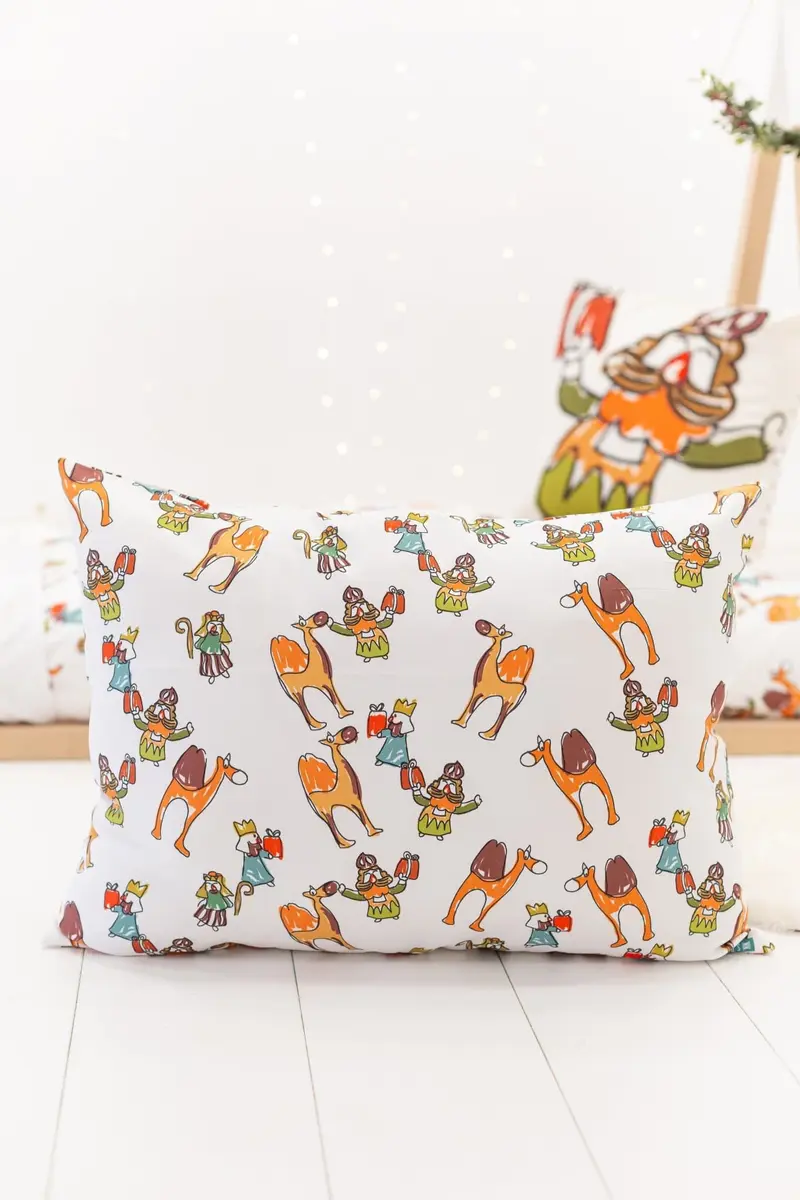 Funda cuadrante Infantil Reyes Magos Color