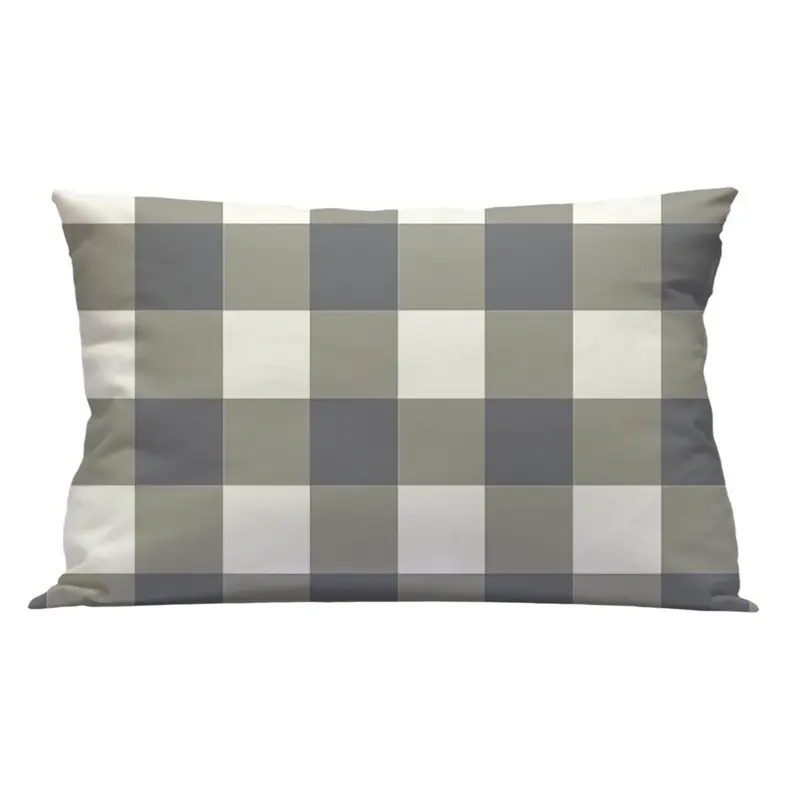 Funda cuadrante vichy L Gris
