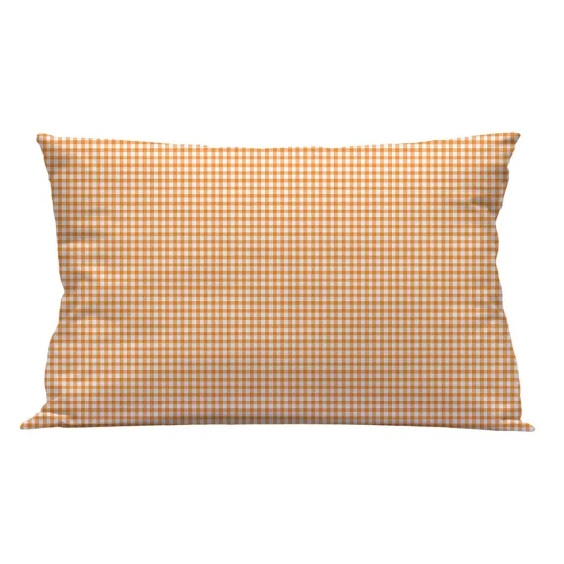 Funda cuadrante Vichy Naranja