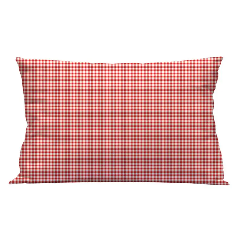 Funda cuadrante Vichy Rojo