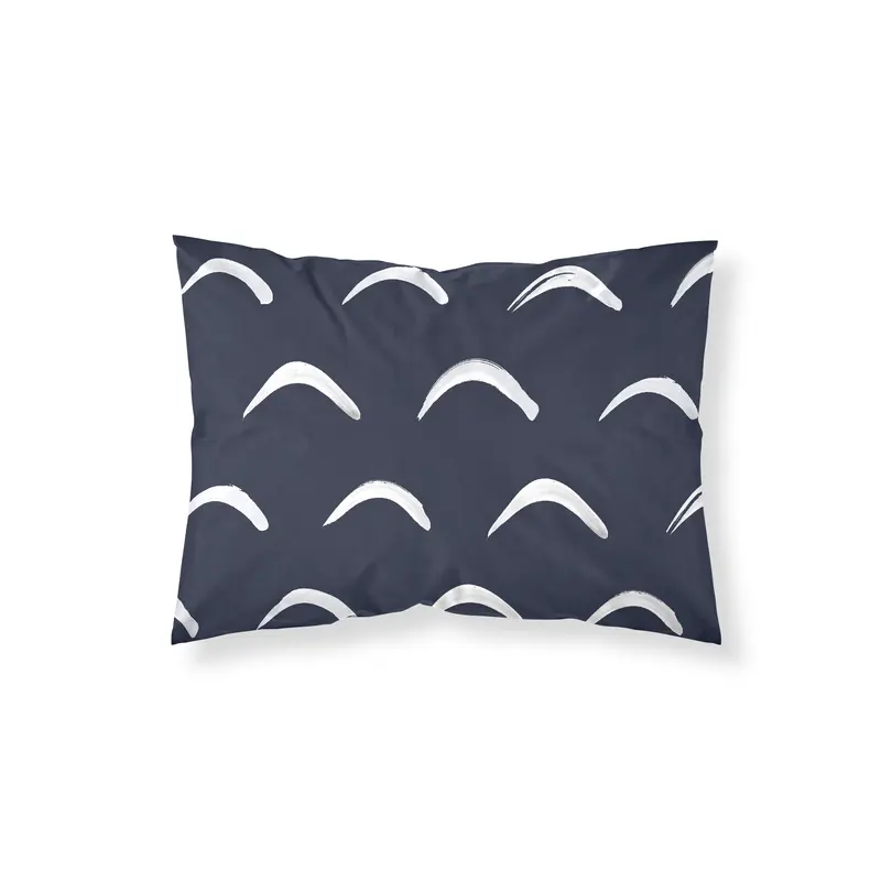 Funda de almohada 100% algodón 200 hilos Calella Azul