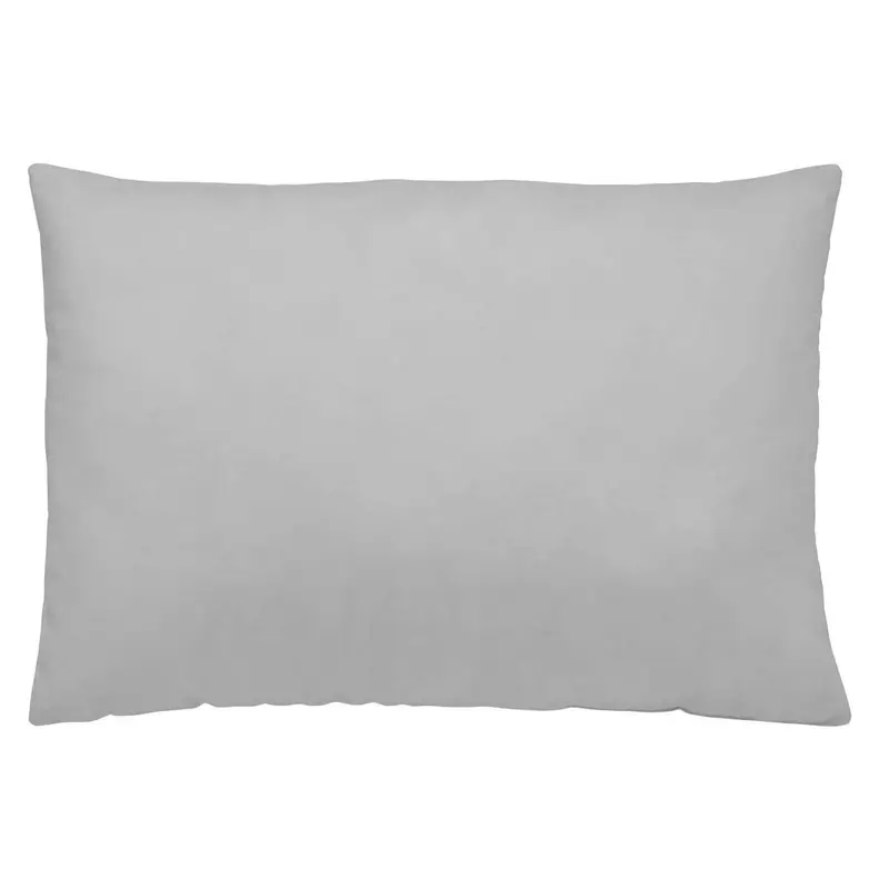 FUNDA DE ALMOHADA 100% ALGODÓN GRIS PÁLIDO
