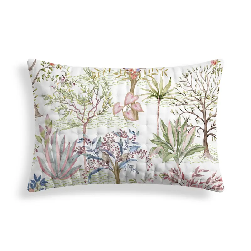 Funda de almohada acolchada estampada Alcudia 50x80 cm