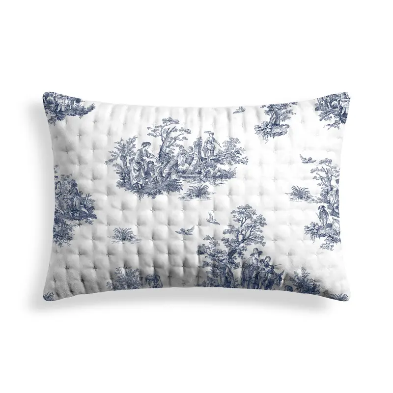Funda de almohada acolchada estampada Burjasot 50x80 cm