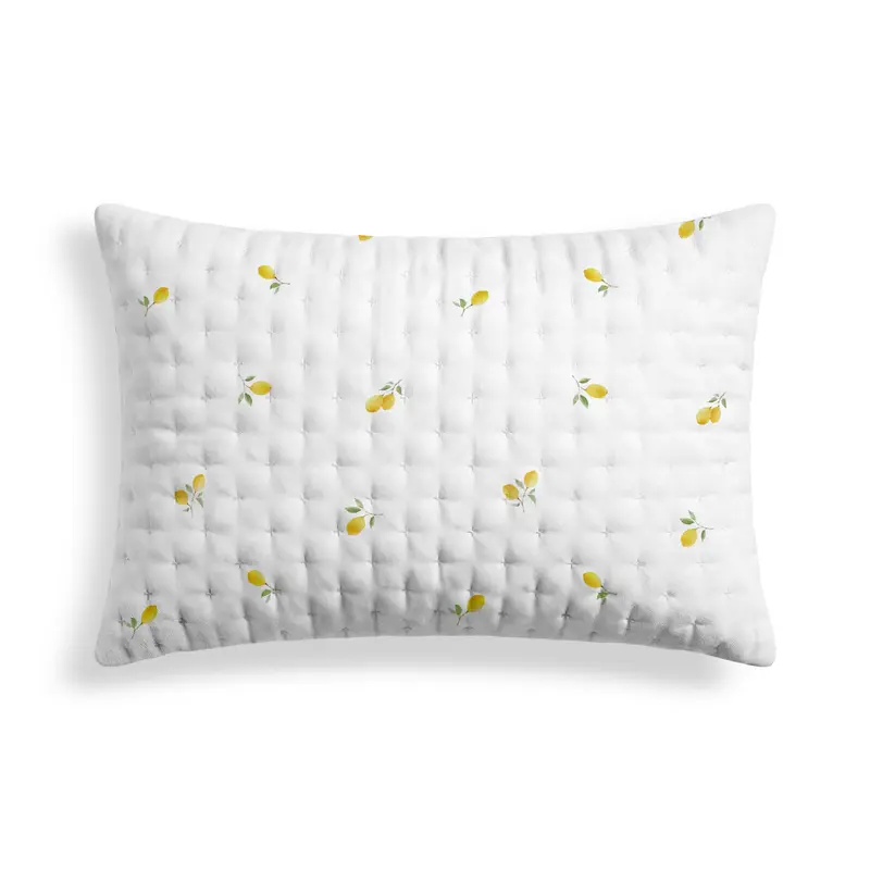 Funda de almohada acolchada estampada Eliana 50x80 cm