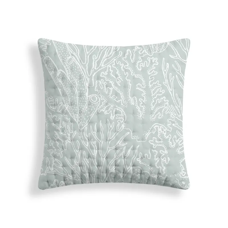 Funda de almohada acolchada estampada Estarit Mint