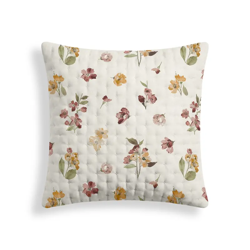 Funda de almohada acolchada estampada Morella