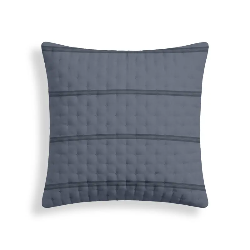 Funda de almohada acolchada estampada Nua Azul Claro
