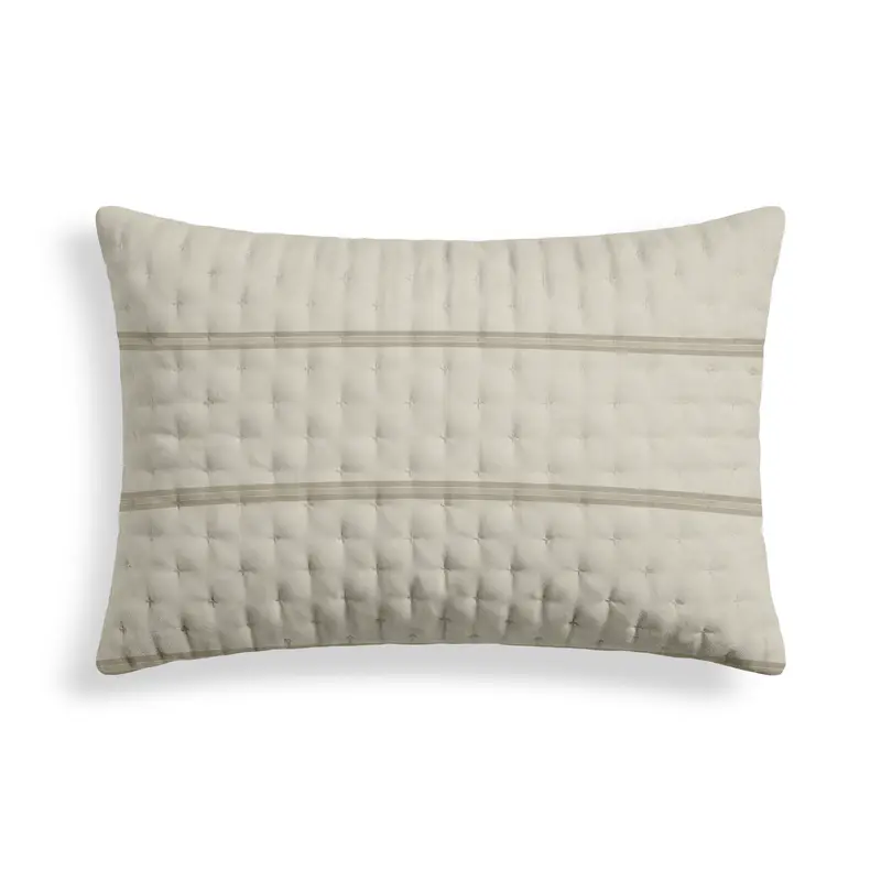Funda de almohada acolchada estampada Nua Beige 50x80 cm
