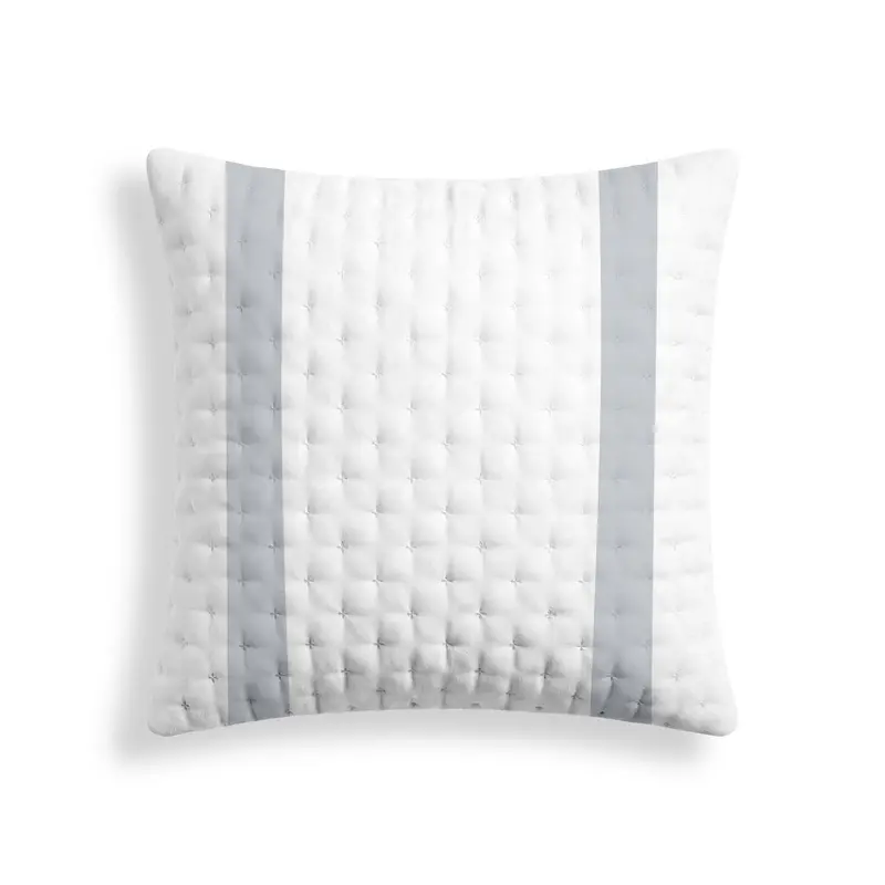 Funda de almohada acolchada estampada Portixol Plateado