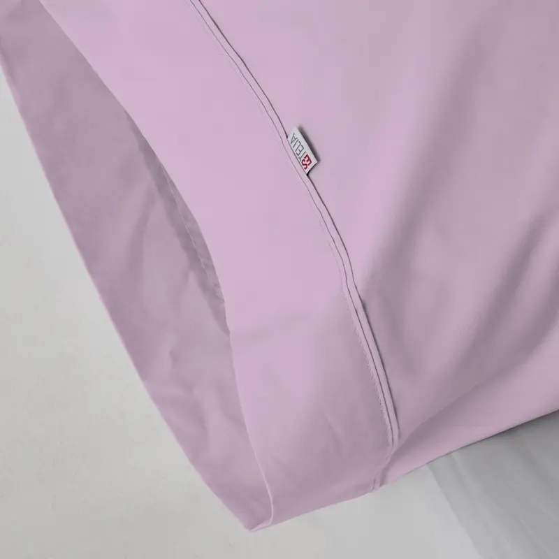 Funda de almohada algodón malva