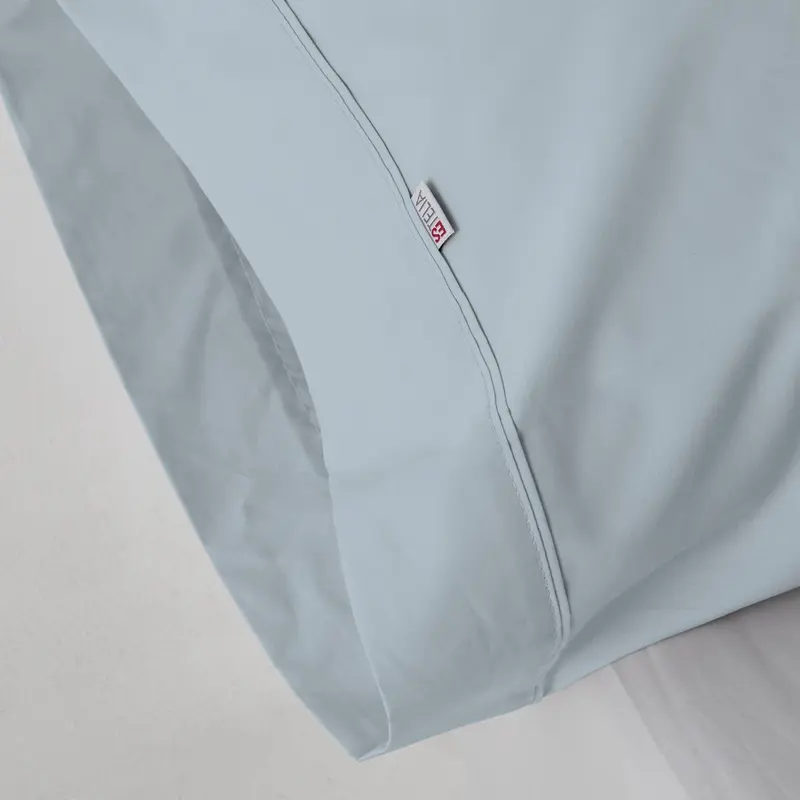 Funda de almohada algodón plata