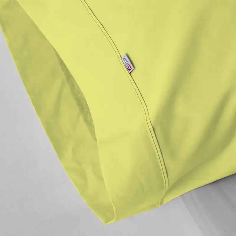 Funda de almohada algodón poliéster pistacho