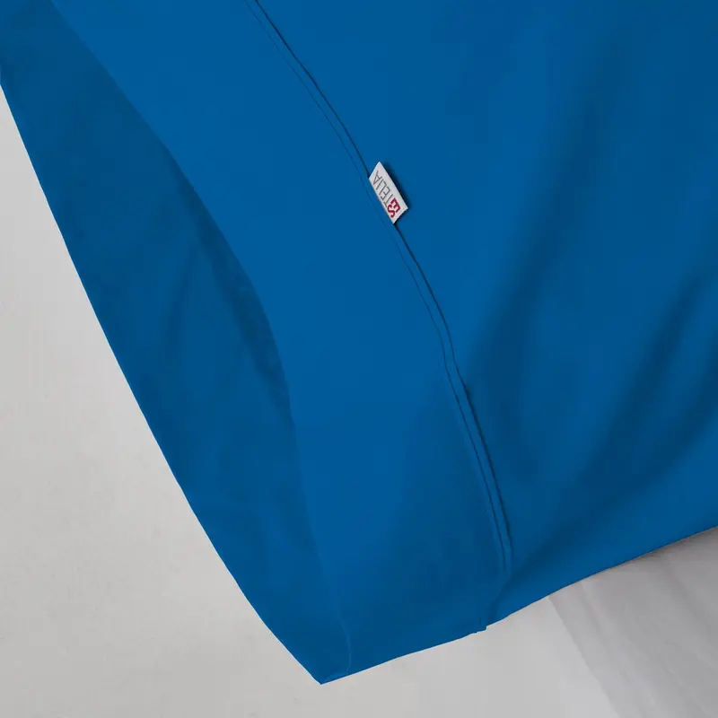 Funda de almohada azul imperial