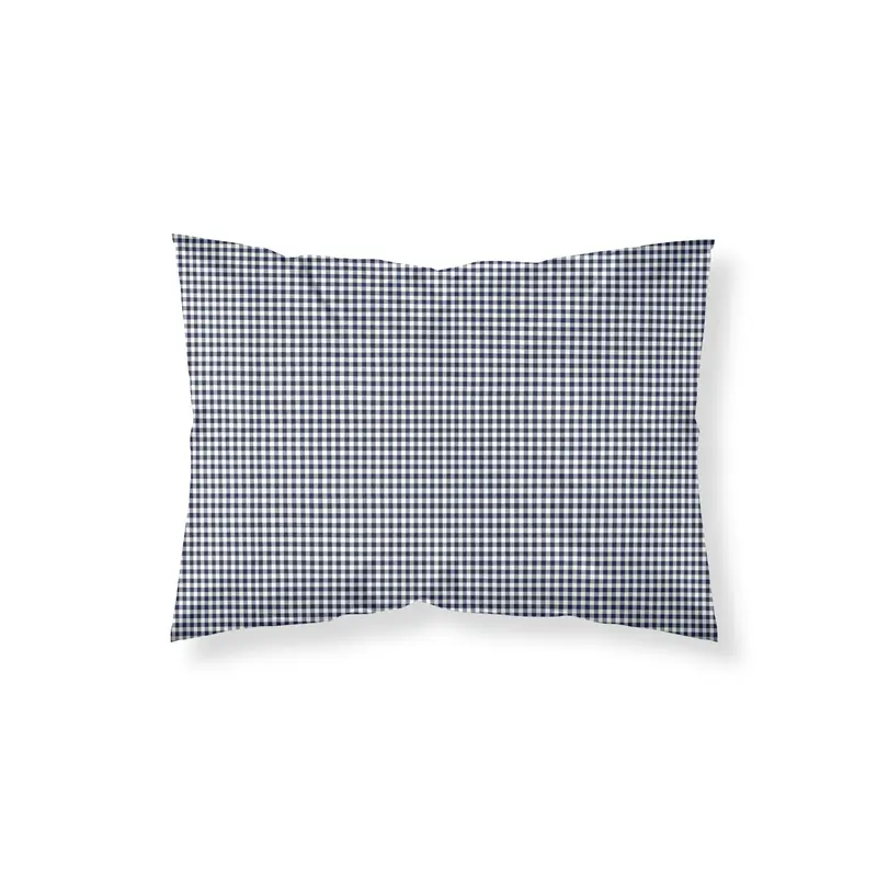 Funda de almohada Calafat Marino Pequeño percal 200 hilos
