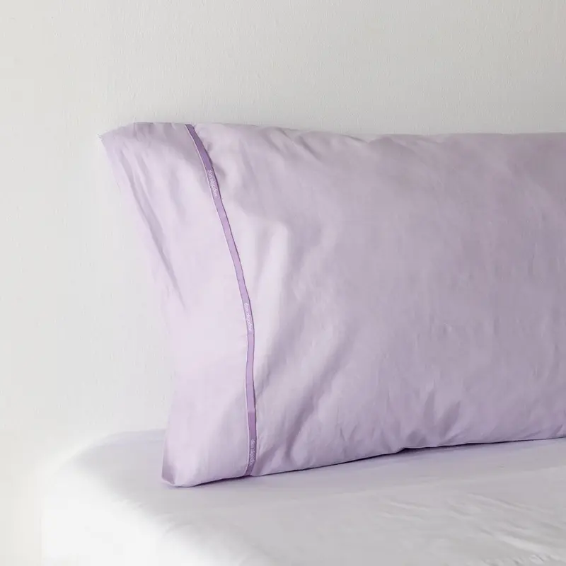 Funda de Almohada Don Algodon Percal Lavanda