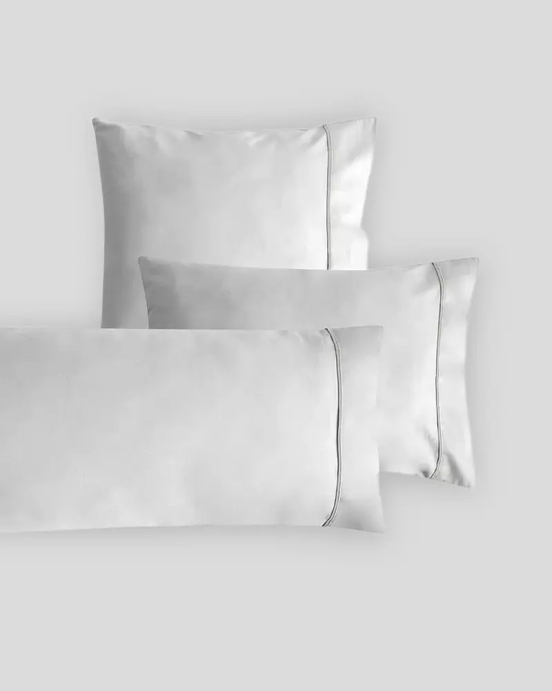 Funda de Almohada Don Algodon Satén 300 Hilos Elba Gris
