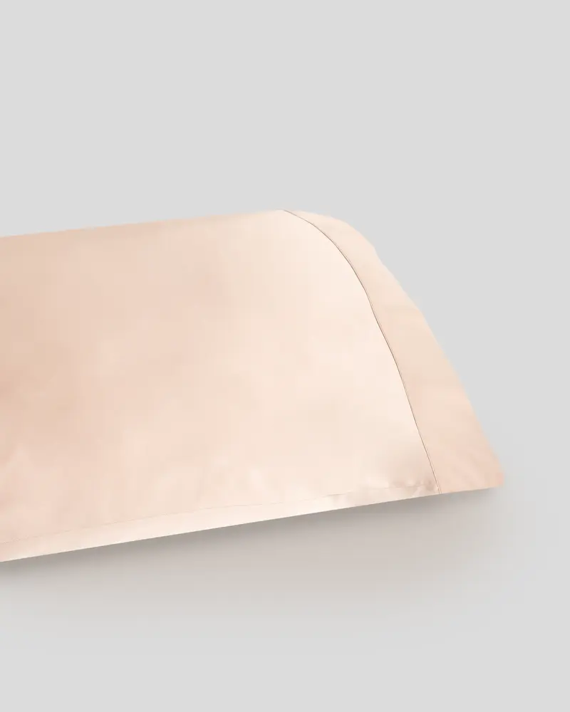 Funda de Almohada Don Algodon Seda Bambú Beige