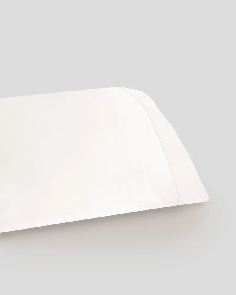 Funda de Almohada Don Algodon Seda Bambú Blanco