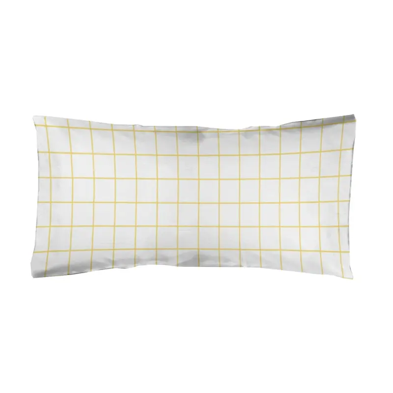 Funda de almohada estampada Cuadro Amarillo