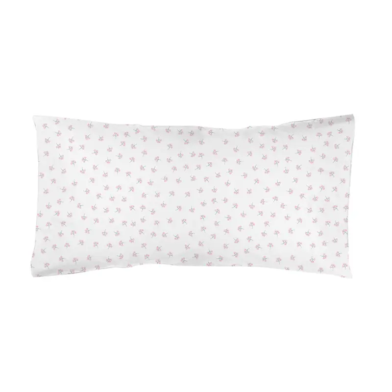 Funda de almohada estampada Flor Rosa