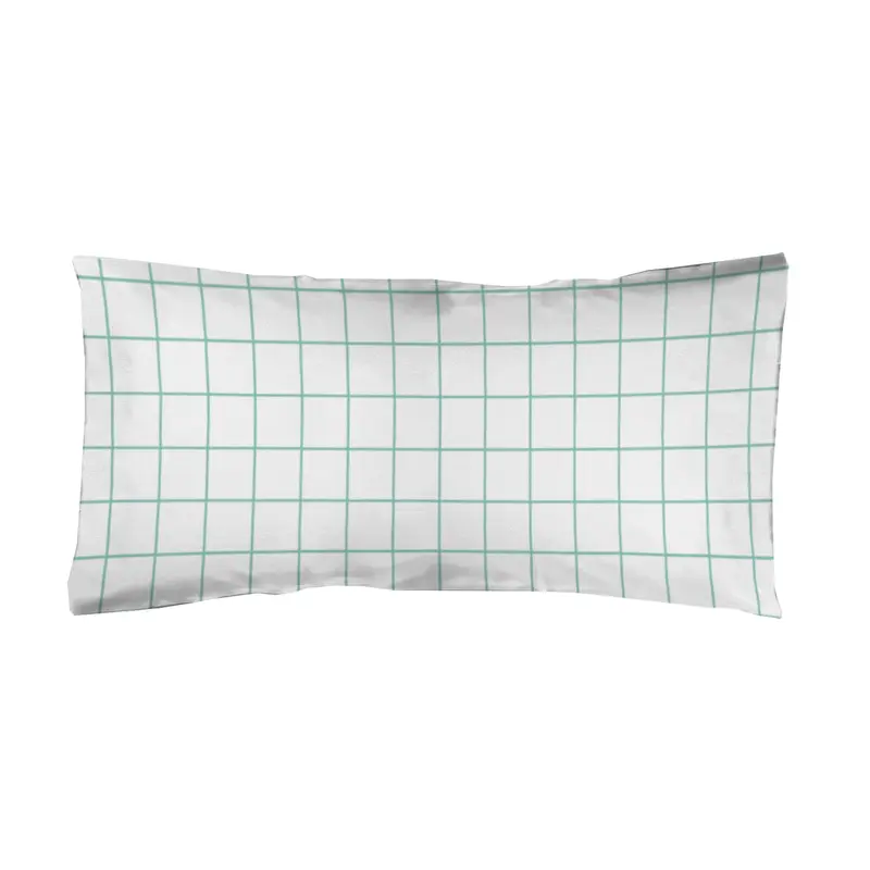 Funda de almohada Infantil estampada Cuadro Verde