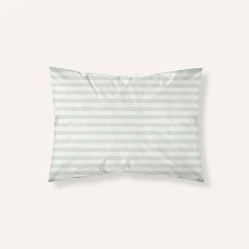 Funda de almohada jacquard Jávea Grande Gris Claro