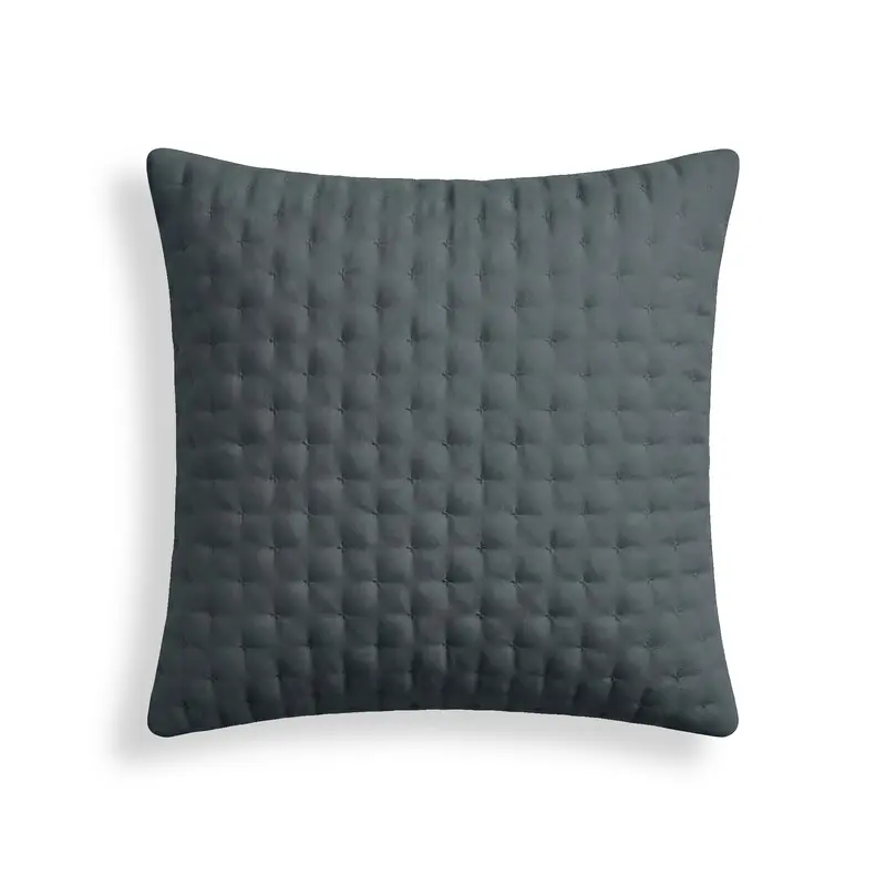 Funda de almohada lisa acolchada Marengo