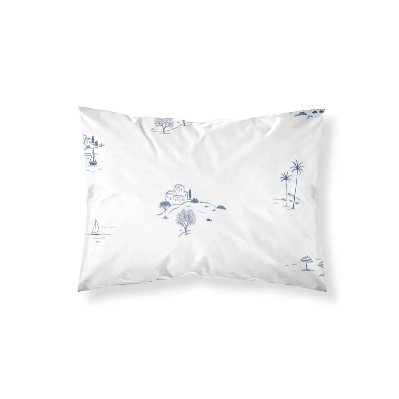 Funda de almohada Mareny percal 200 hilos