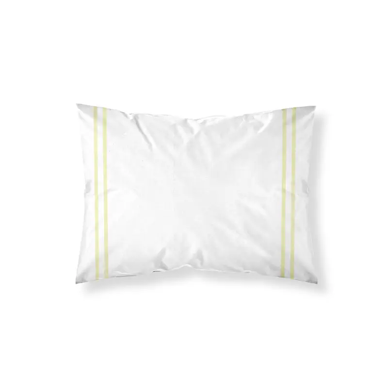 Funda de almohada Oliva Amarillo Claro percal 200 hilos