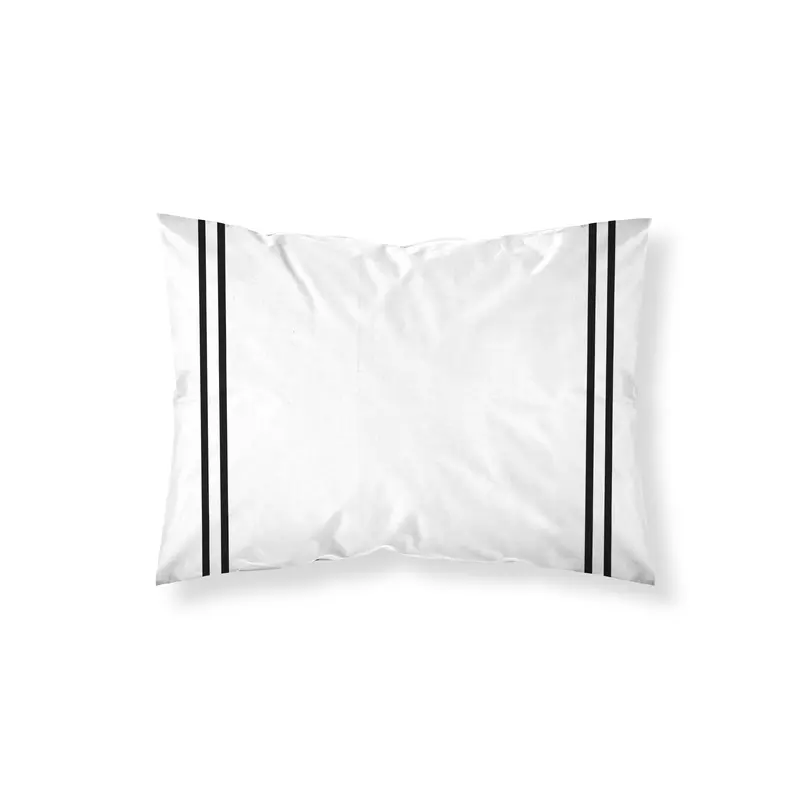 Funda de almohada Oliva Negro percal 200 hilos