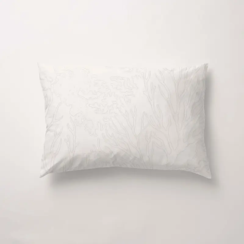 Funda de almohada percal 200 hilos Begur Gris
