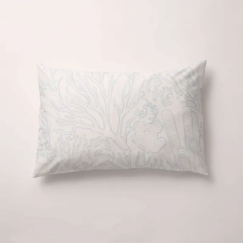 Funda de almohada percal 200 hilos Begur Mint
