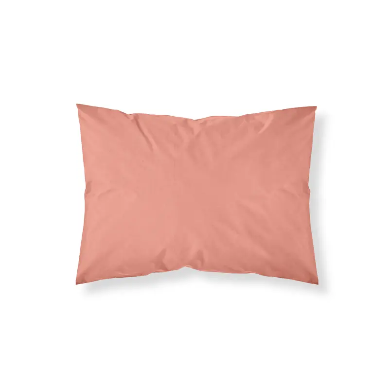 Funda de almohada percal 200 hilos Coral
