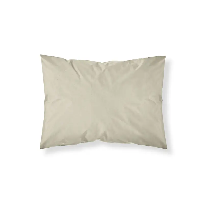 Funda de almohada percal 200 hilos lisa Lino
